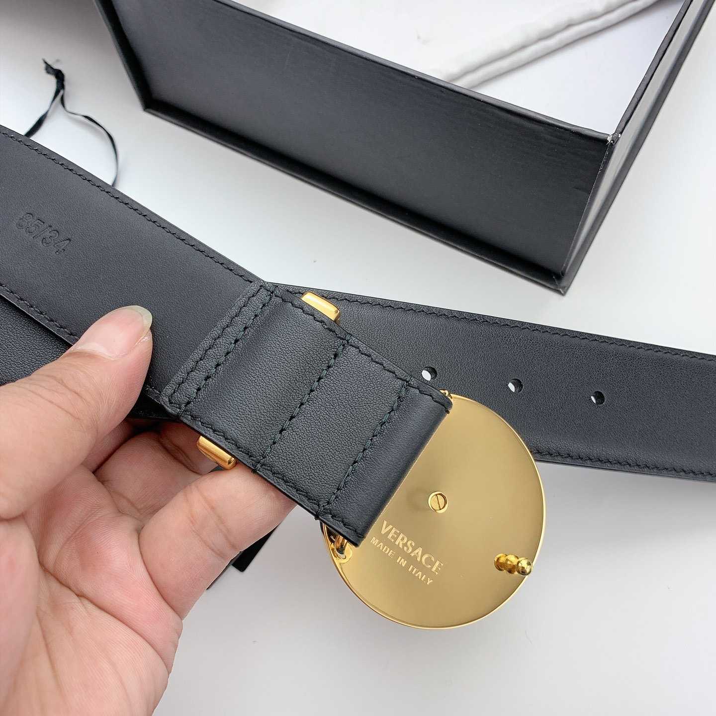 Versace Medusa Biggie Belt - FashionPlug