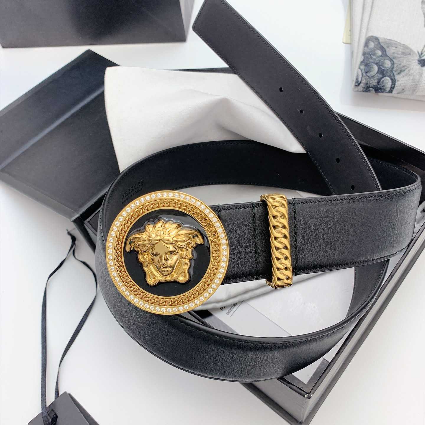 Versace Medusa Biggie Belt - FashionPlug