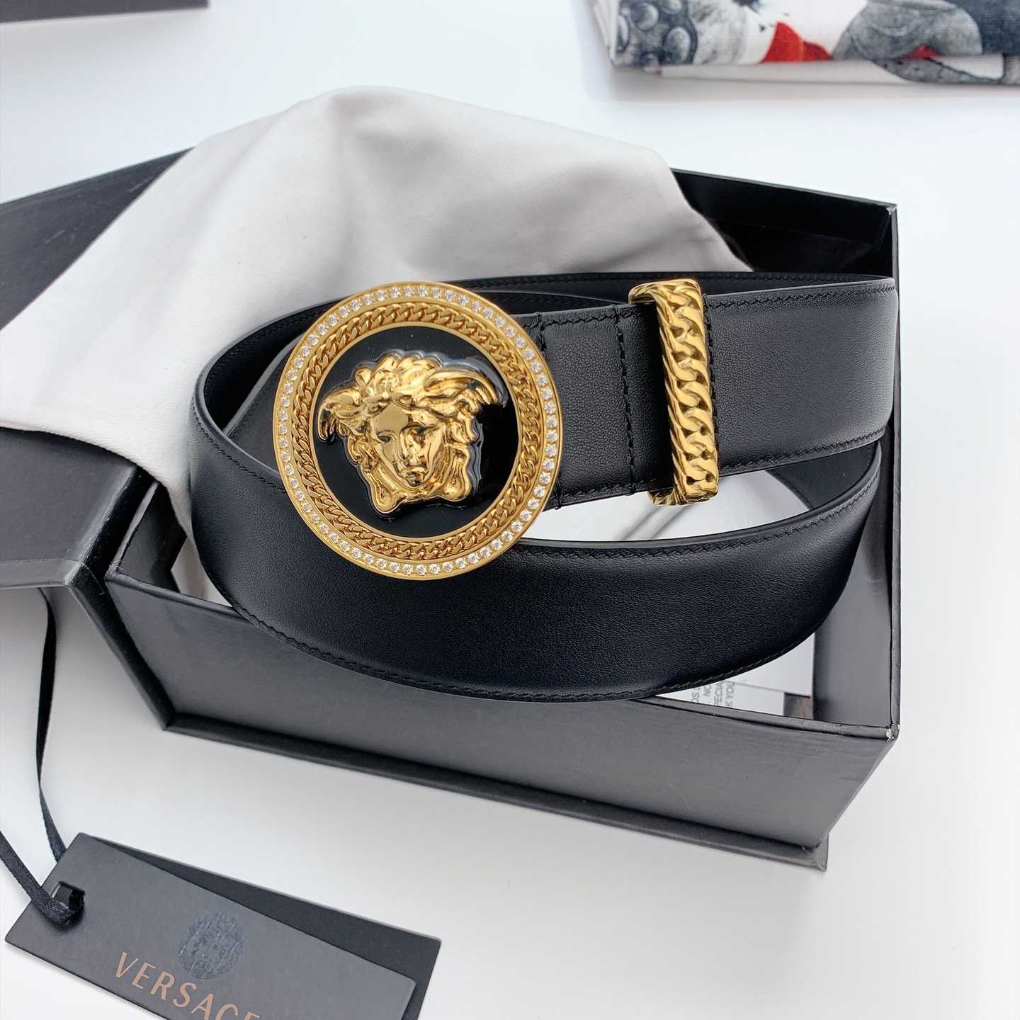 Versace Medusa Biggie Belt - FashionPlug