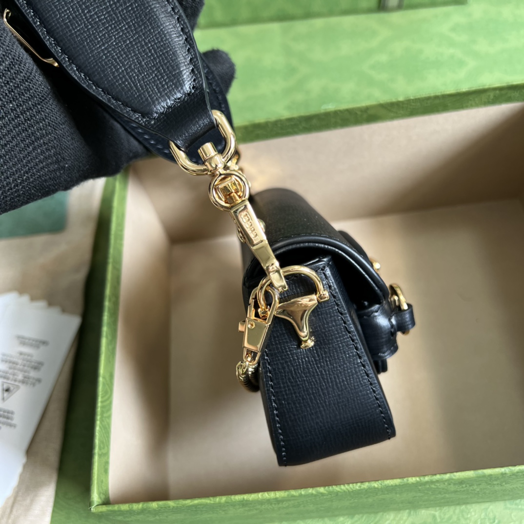 Gucci Horsebit 1955 Strap Wallet(12-9-4cm) - FashionPlug