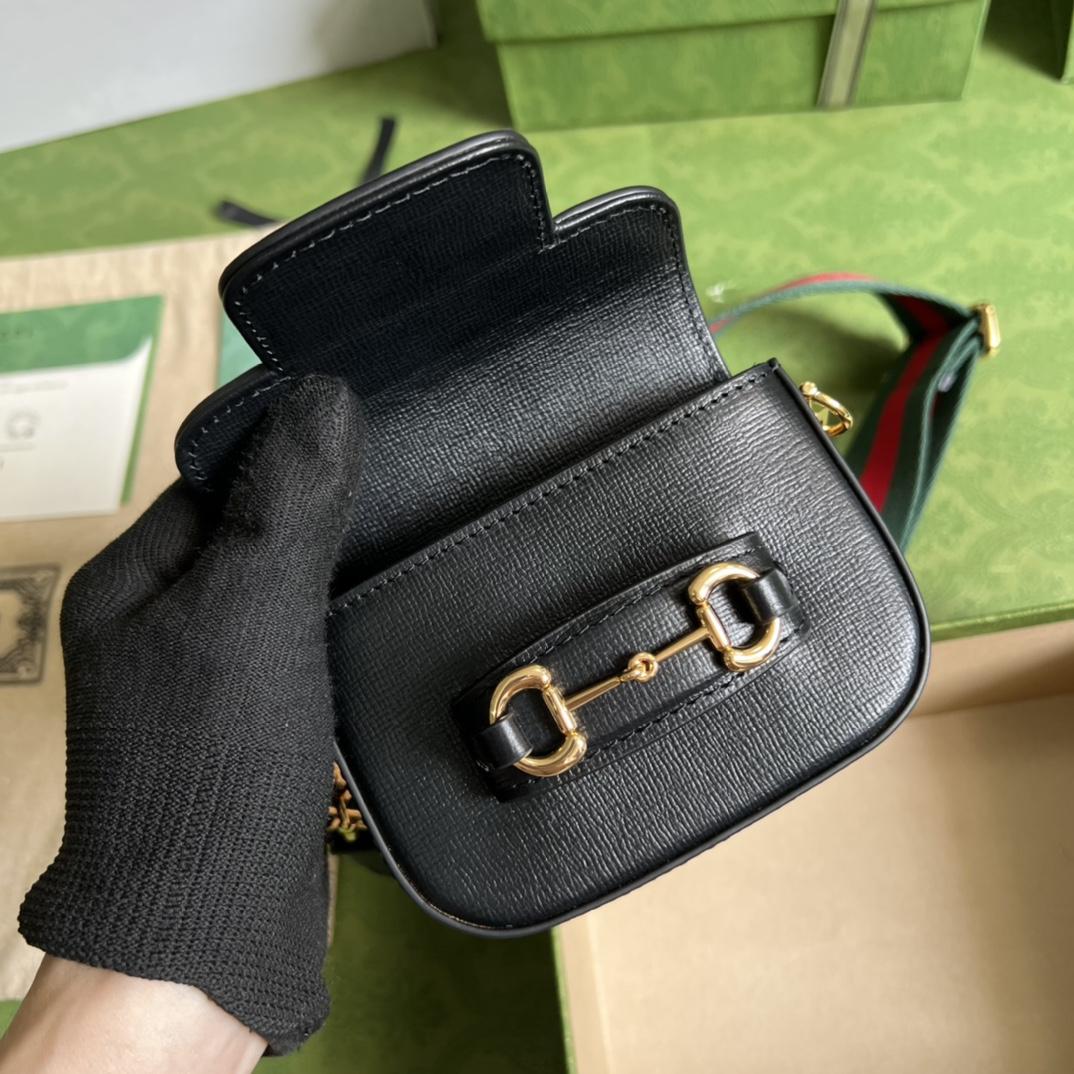 Gucci Horsebit 1955 Strap Wallet(12-9-4cm) - FashionPlug
