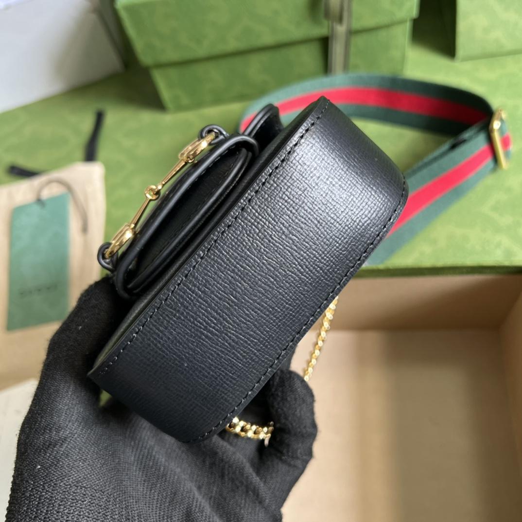 Gucci Horsebit 1955 Strap Wallet(12-9-4cm) - FashionPlug