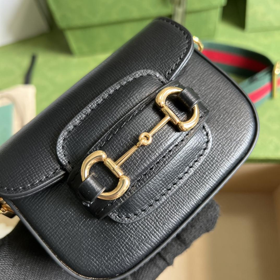 Gucci Horsebit 1955 Strap Wallet(12-9-4cm) - FashionPlug