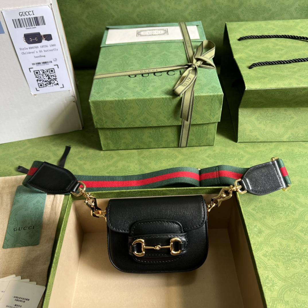 Gucci Horsebit 1955 Strap Wallet(12-9-4cm) - FashionPlug