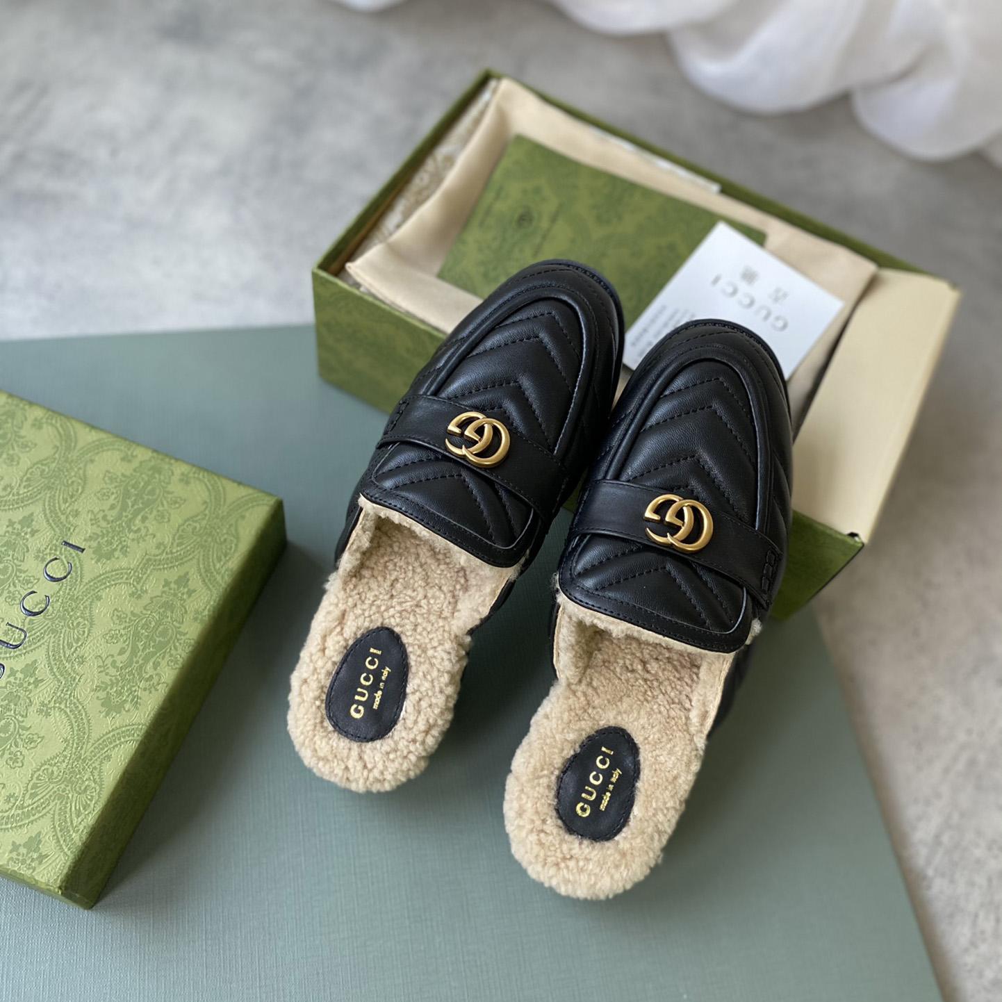 Gucci Women's Double G Slippers - FashionPlug