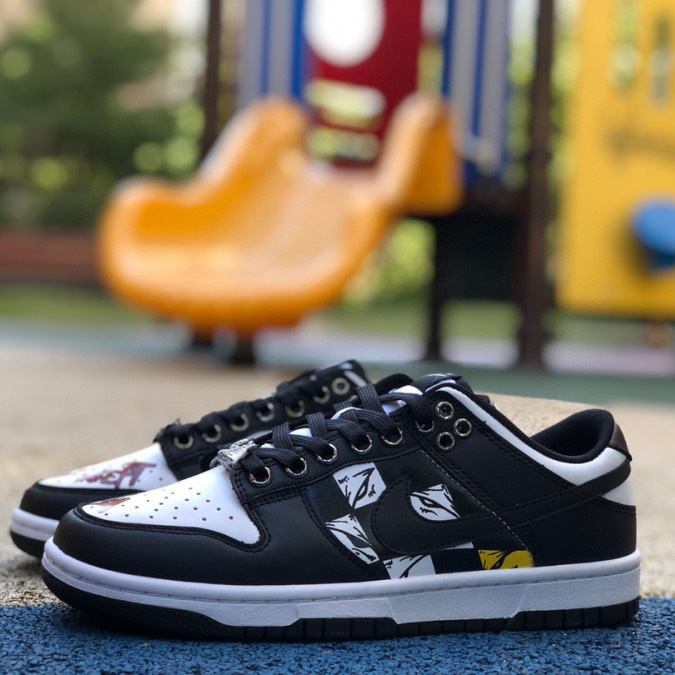 Chrome Hearts x Nike Dunk Low Retro Sneakers     DD1391-100 - FashionPlug