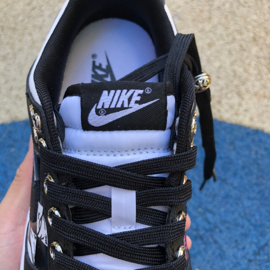 Chrome Hearts x Nike Dunk Low Retro Sneakers     DD1391-100 - FashionPlug
