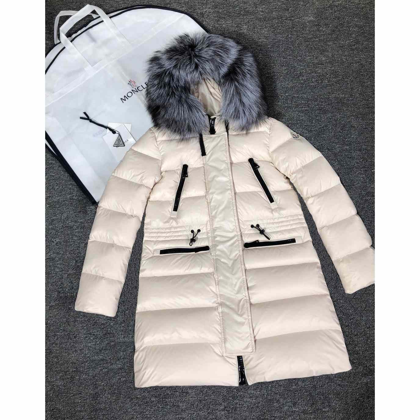 Moncler Long Down Jacket - FashionPlug