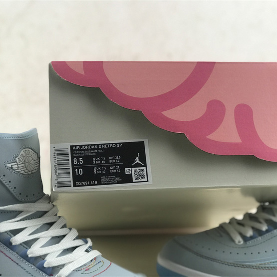 J Balvin x Air Jordan 2 Sneakers    DQ7691-419 - FashionPlug