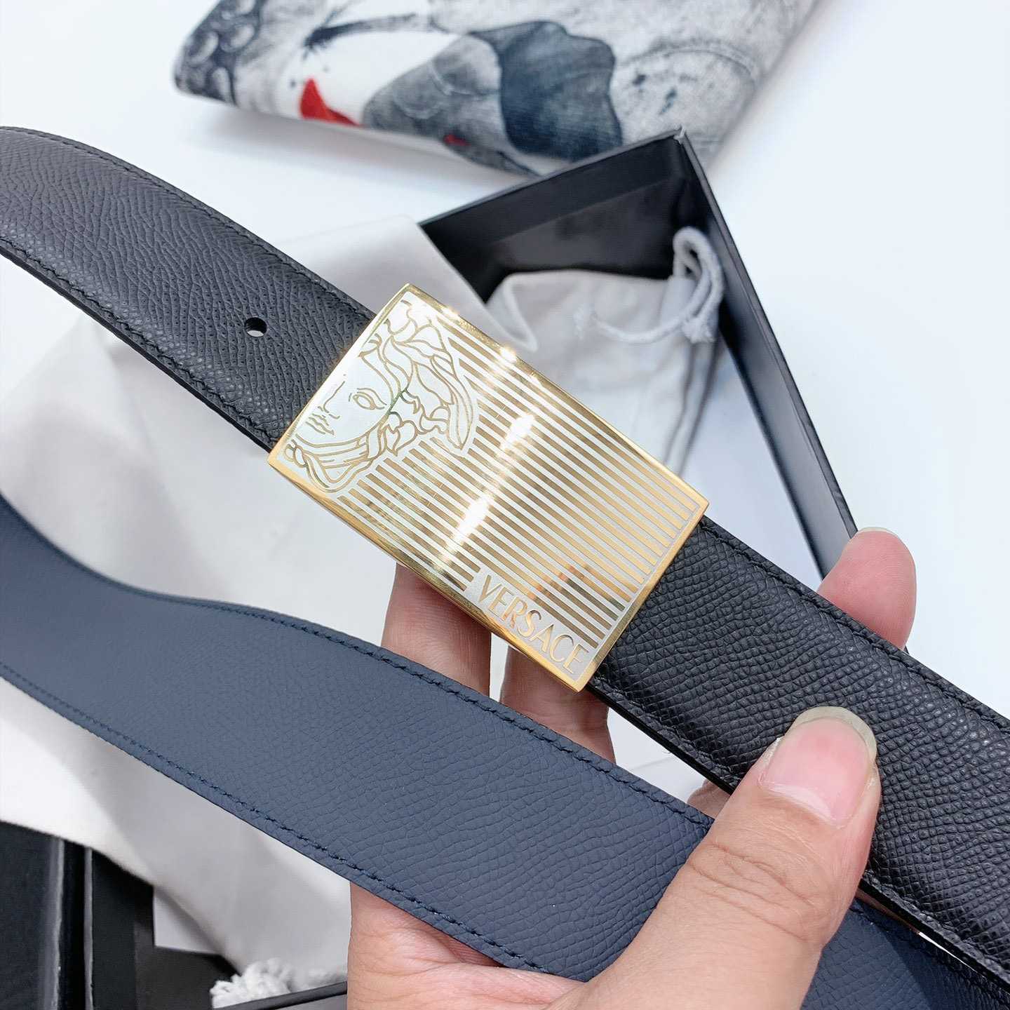 Versace Leather Belt - FashionPlug