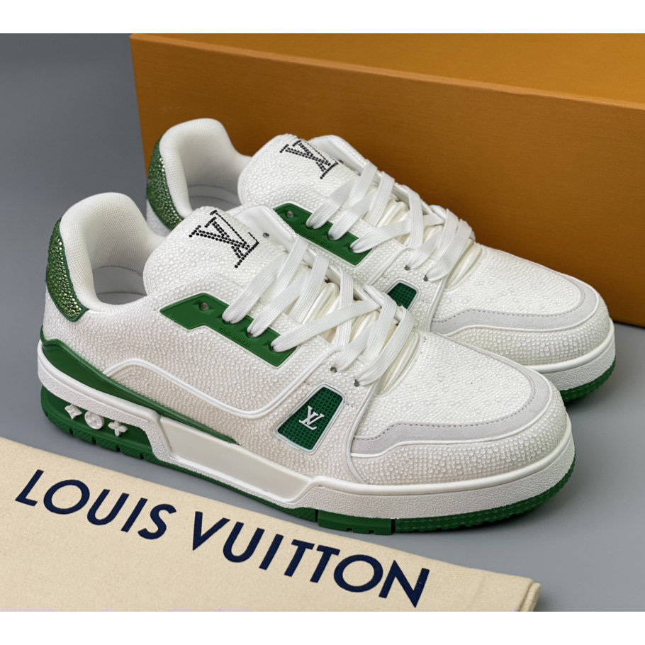 Louis Vuitton LV Trainer Sneaker     - FashionPlug