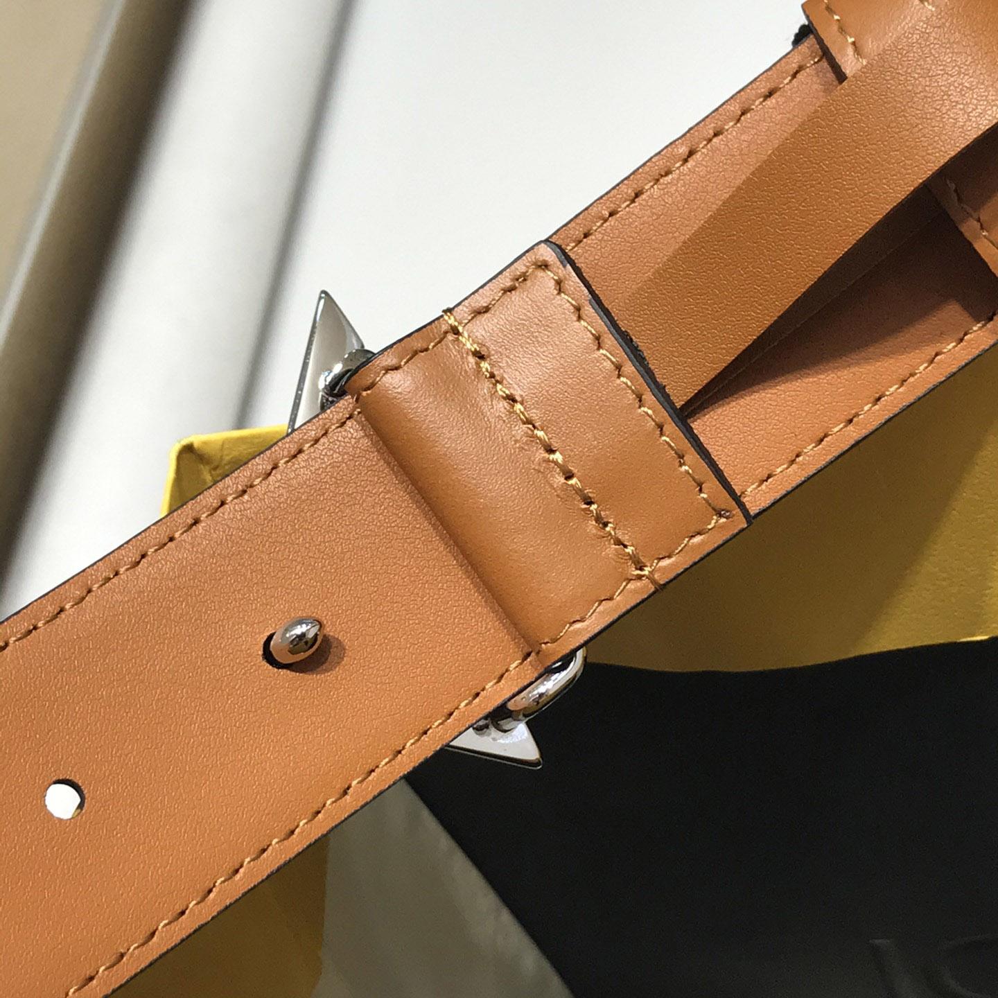 Fendi Brown Leather Belt - FashionPlug