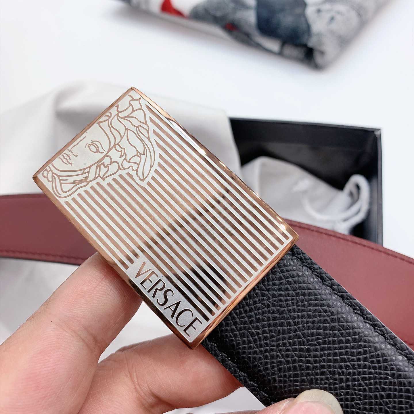 Versace Leather Belt - FashionPlug