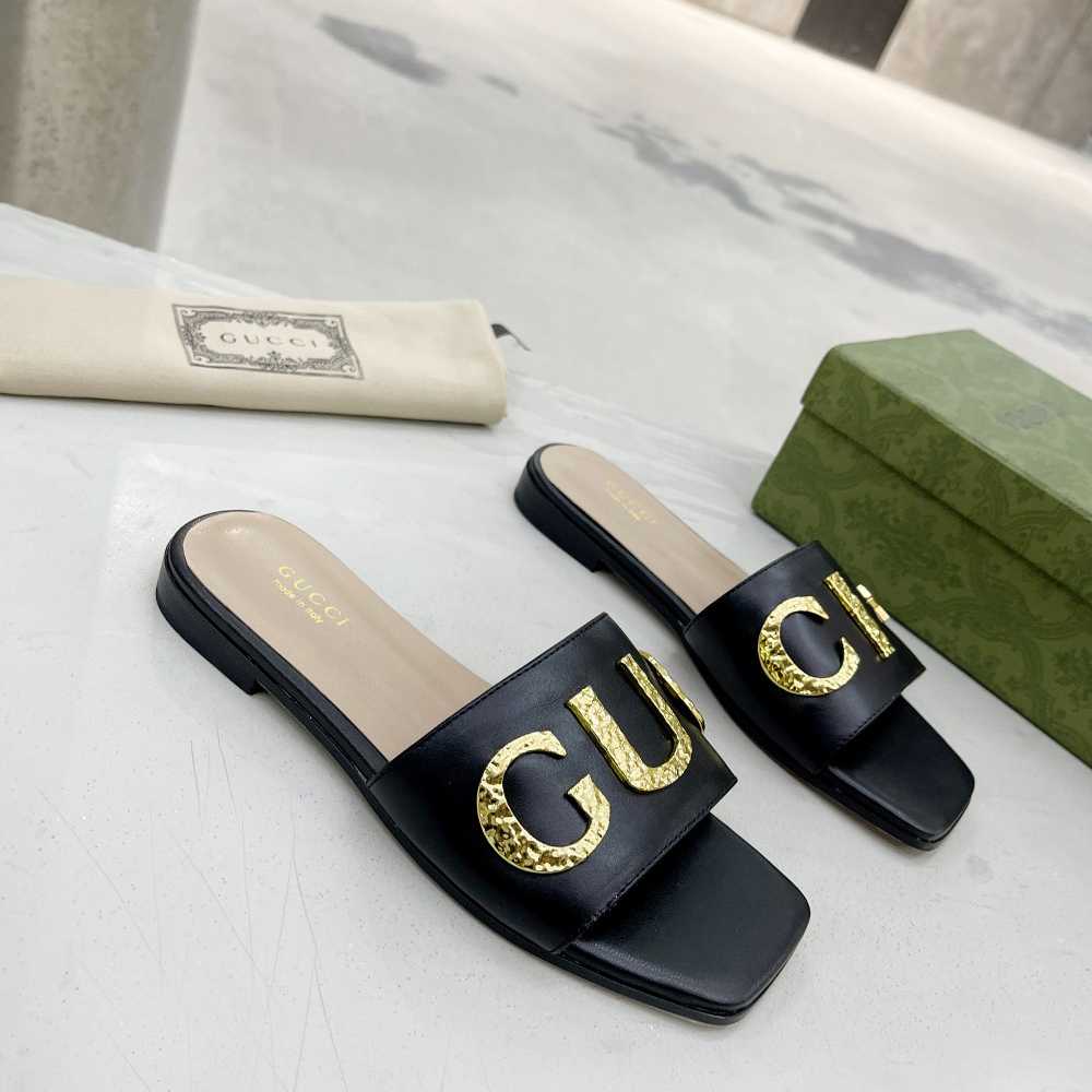 Gucci Women's 'Gucci' Slide Sandal - FashionPlug
