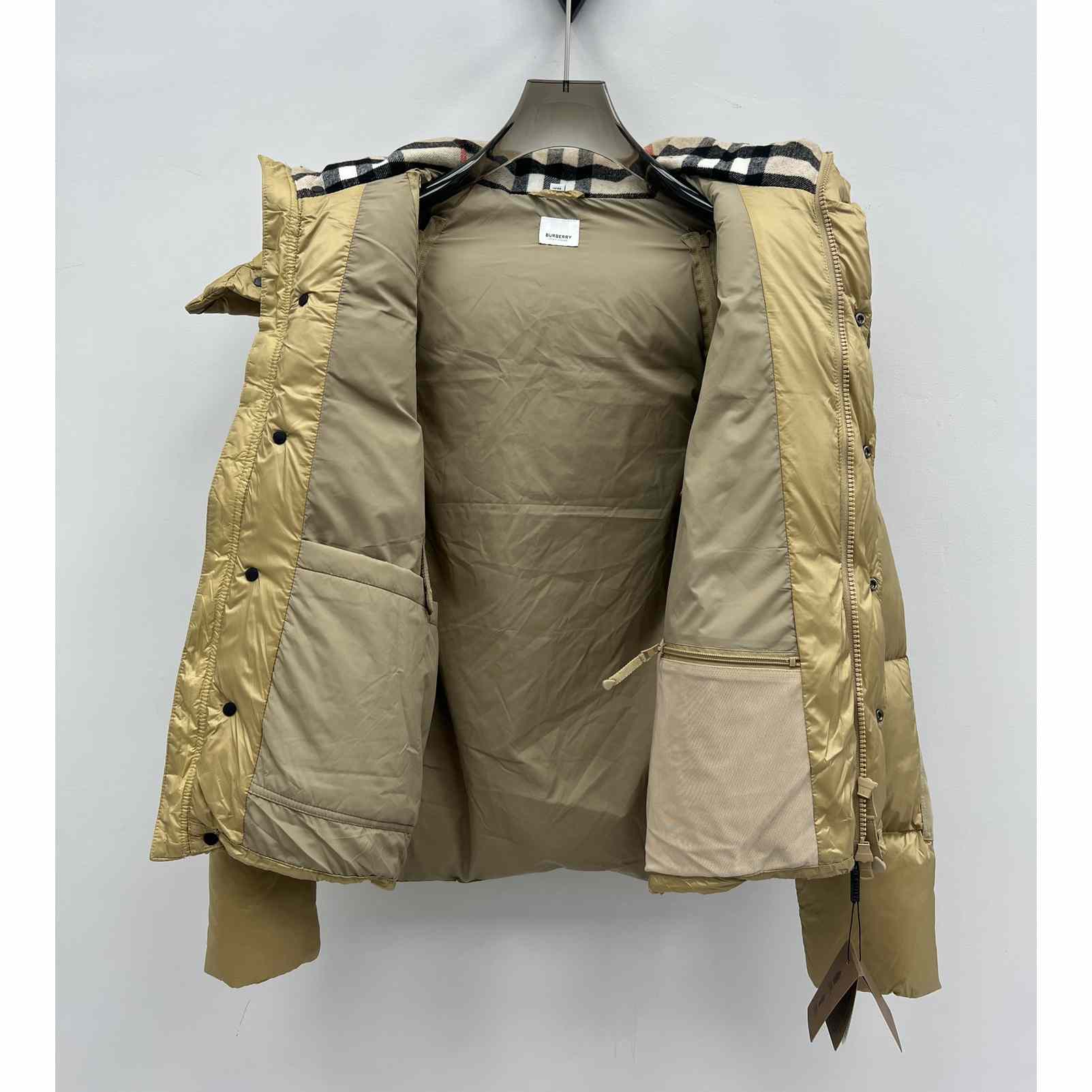 Burberry Detachable Sleeve Hooded Puffer Jacket - FashionPlug