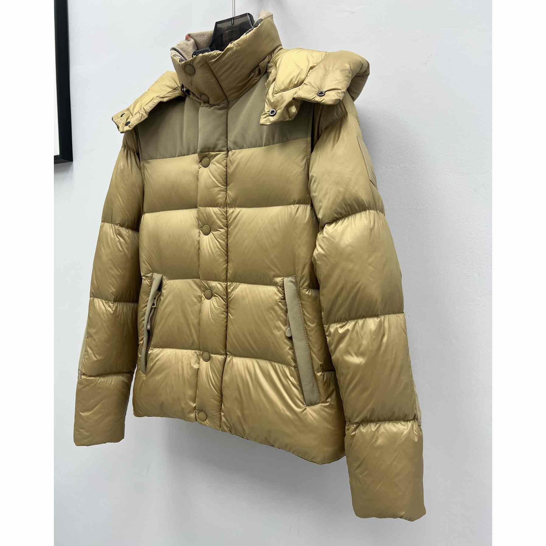 Burberry Detachable Sleeve Hooded Puffer Jacket - FashionPlug