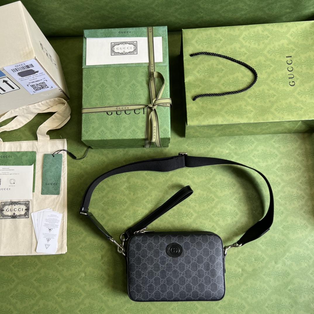 Gucci Shoulder Bag With Interlocking G(24.5-16-4.5cm) - FashionPlug