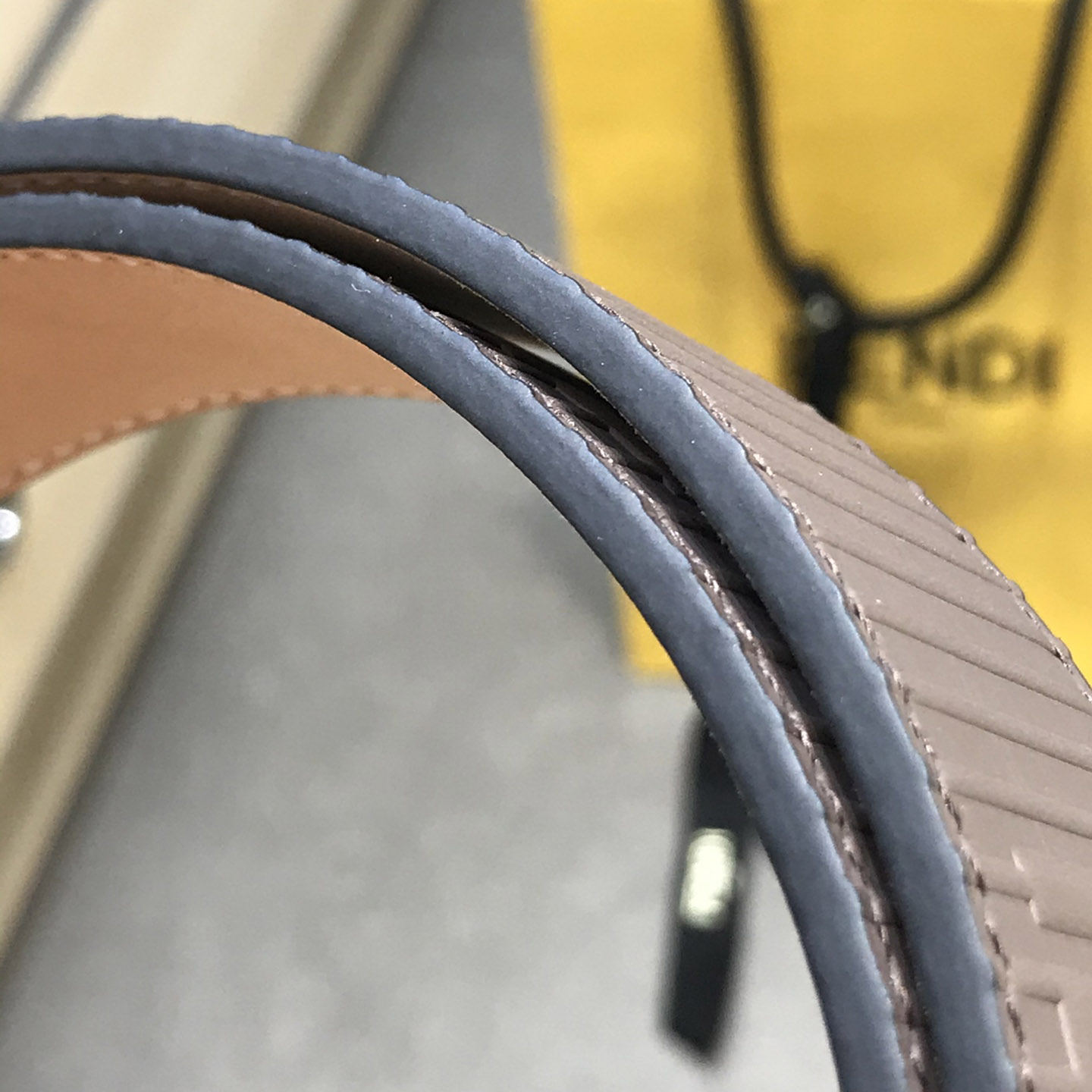 Fendi Brown Leather Belt - FashionPlug