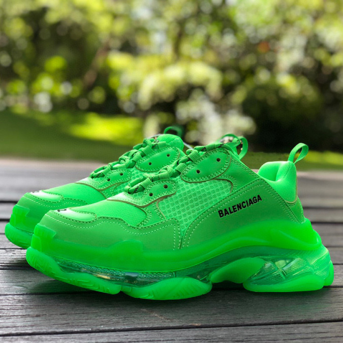Balenciaga Triple S Clear Sole Sneaker  - FashionPlug
