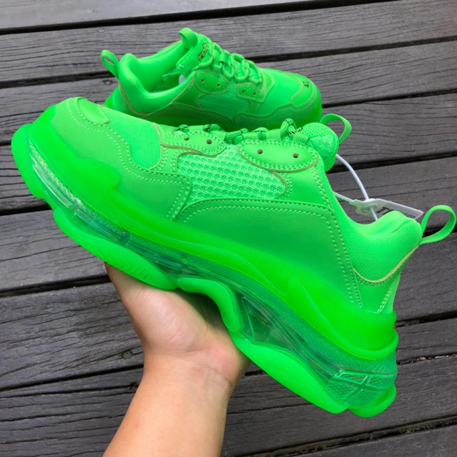 Balenciaga Triple S Clear Sole Sneaker  - FashionPlug