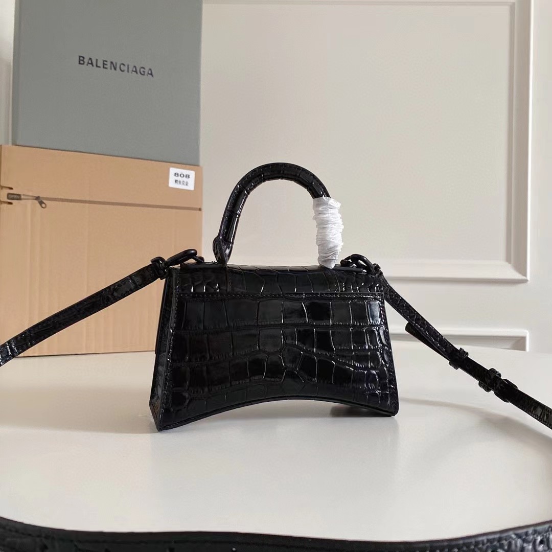Balenciaga Hourglass Small Handbag  (23-10-14cm) - FashionPlug