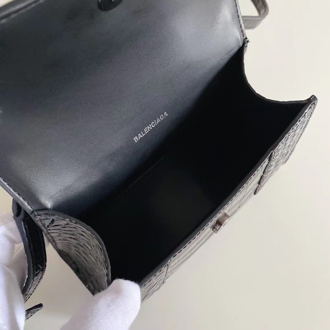 Balenciaga Hourglass Small Handbag  (23-10-14cm) - FashionPlug