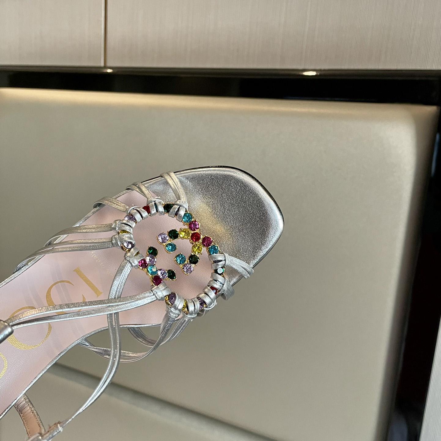 Gucci Women's Sandal With Interlocking G - FashionPlug