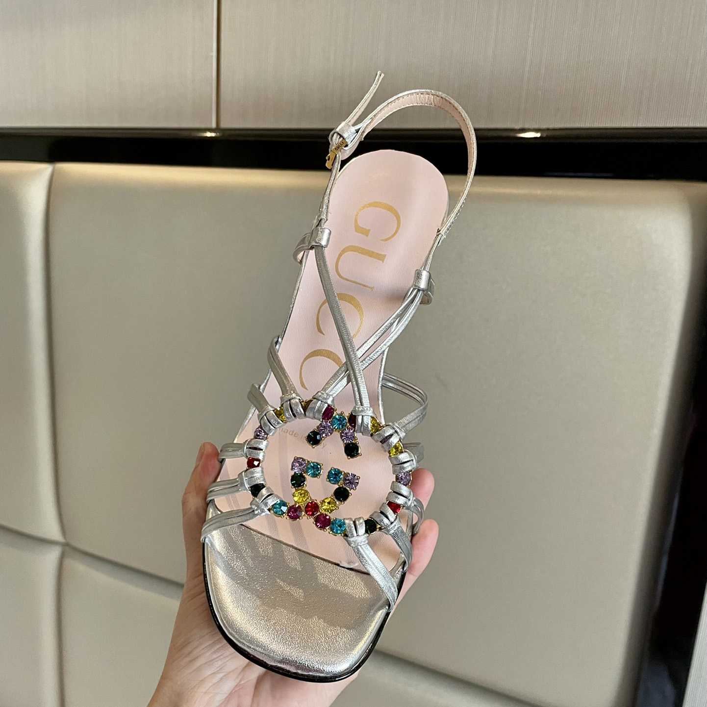 Gucci Women's Sandal With Interlocking G - FashionPlug