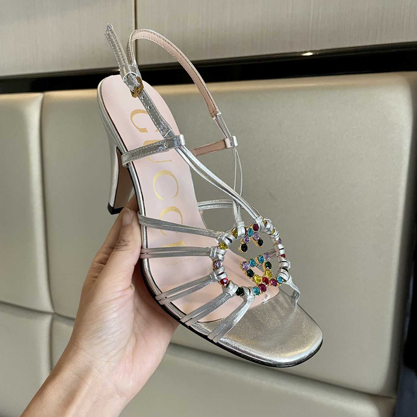 Gucci Women's Sandal With Interlocking G - FashionPlug