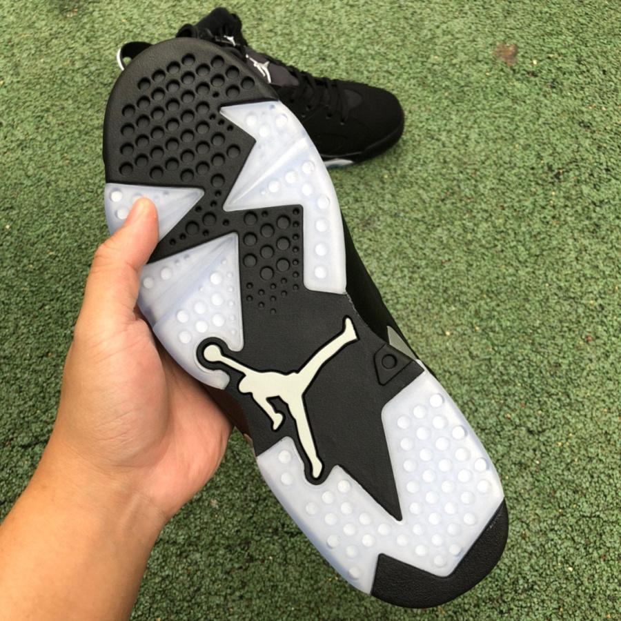 Air Jordan 6 “Black Chrome” Sneakers   DX2836-001 - FashionPlug