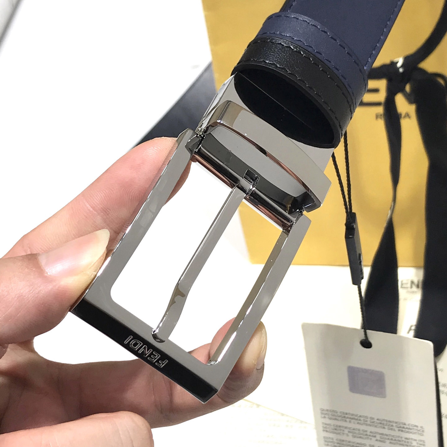 Fendi Leather Belt - FashionPlug