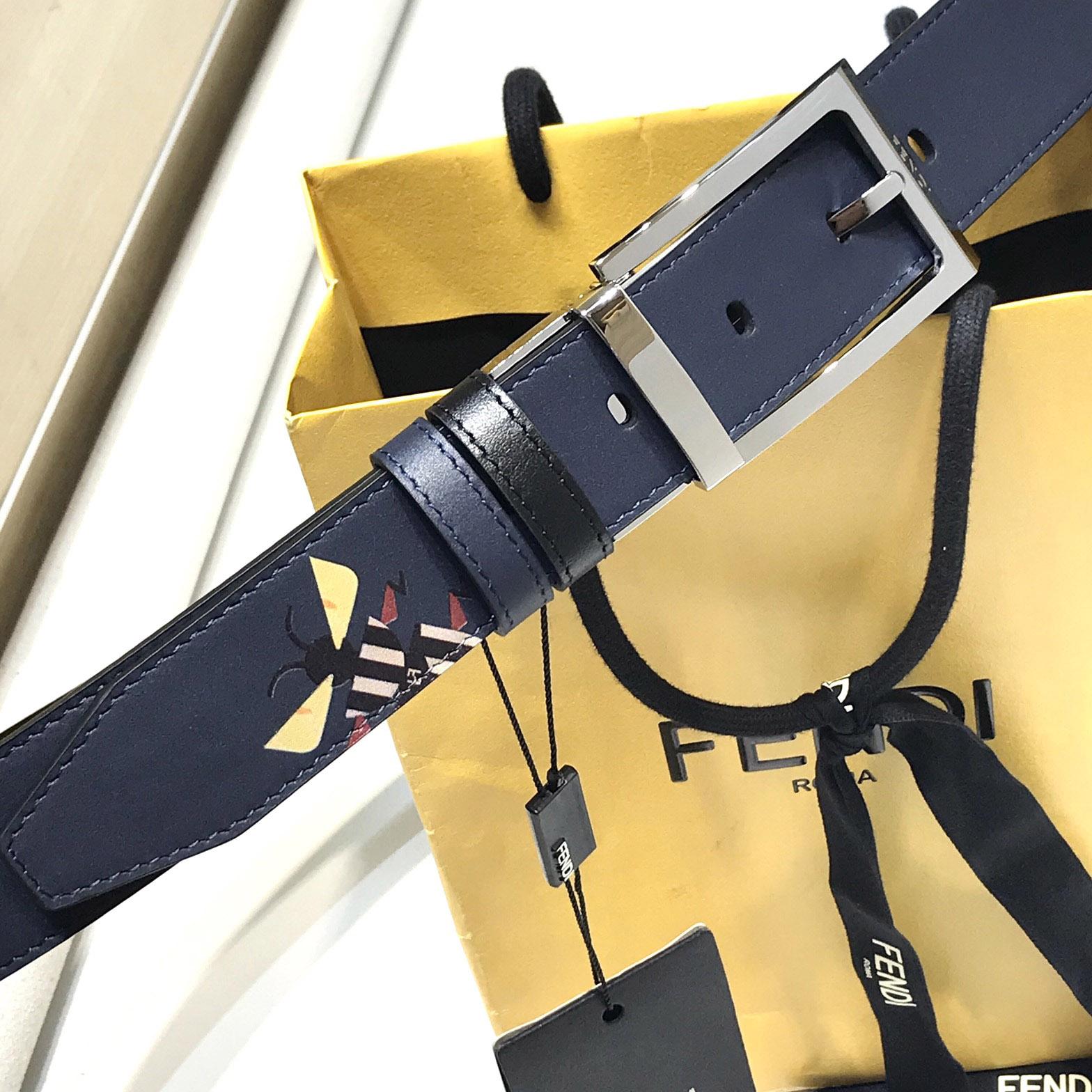 Fendi Leather Belt - FashionPlug