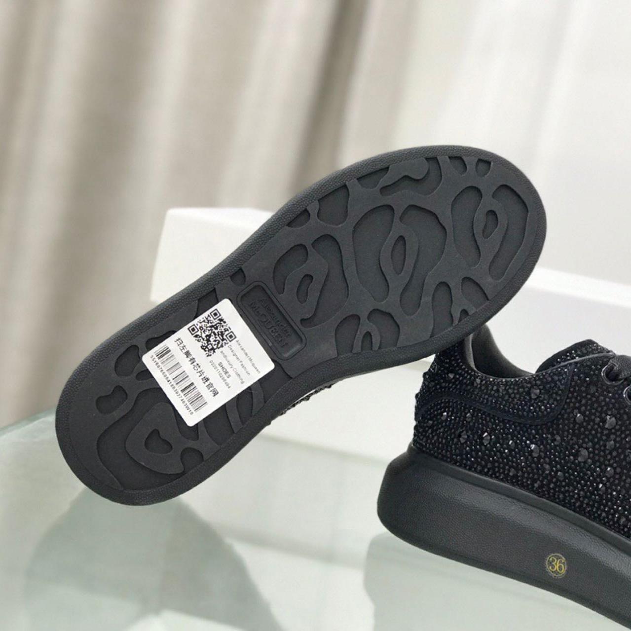 Alexander Mqueen Glitter Oversized Sneakers - FashionPlug