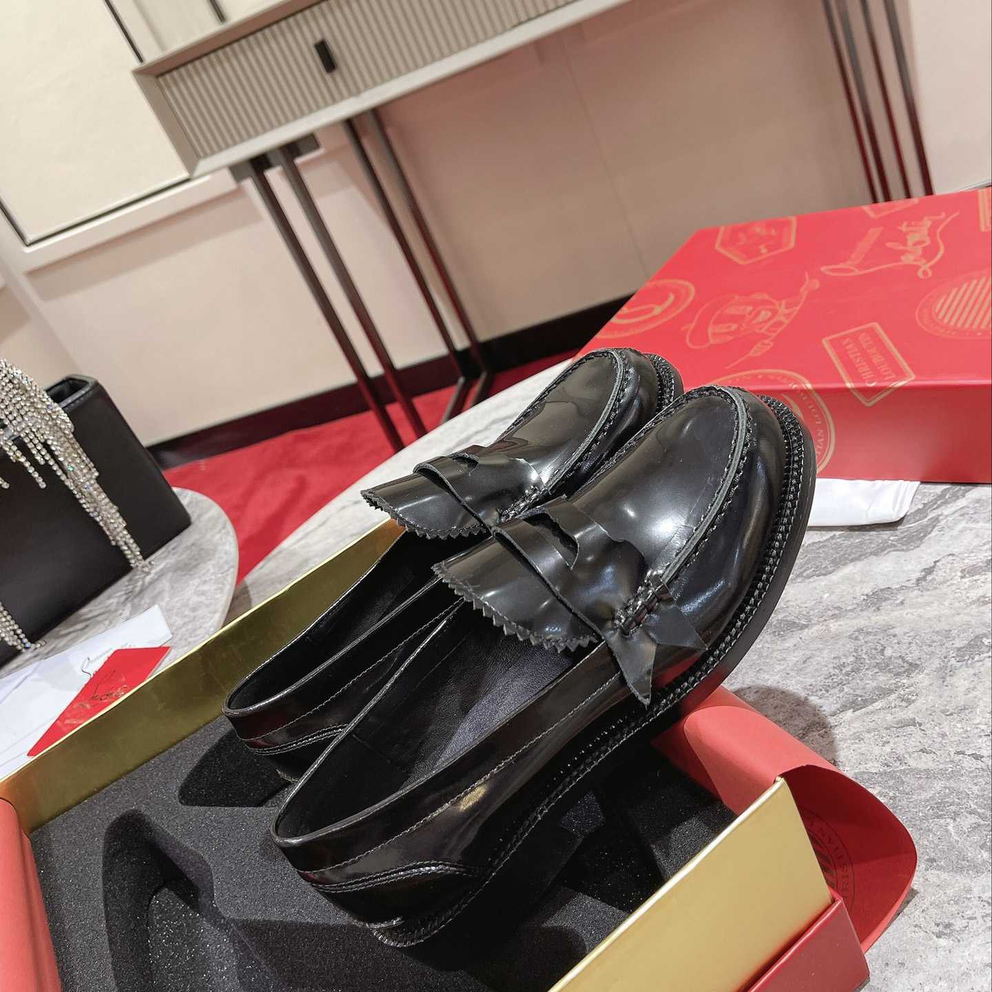 Christian Louboutin Penny Woman Iconic Monana Loafer - FashionPlug