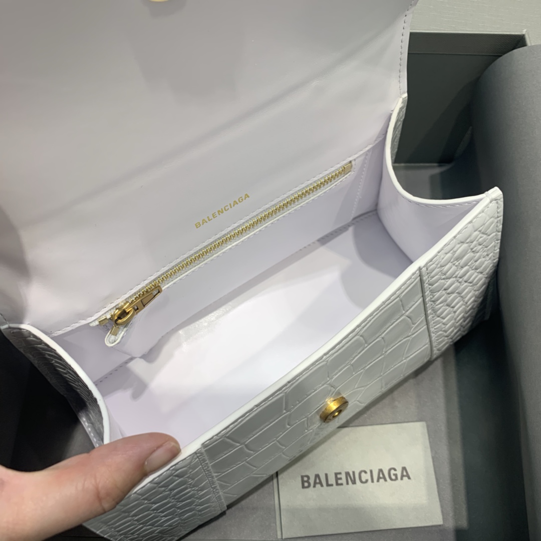 Balenciaga Hourglass Small Handbag  (23-10-14cm) - FashionPlug