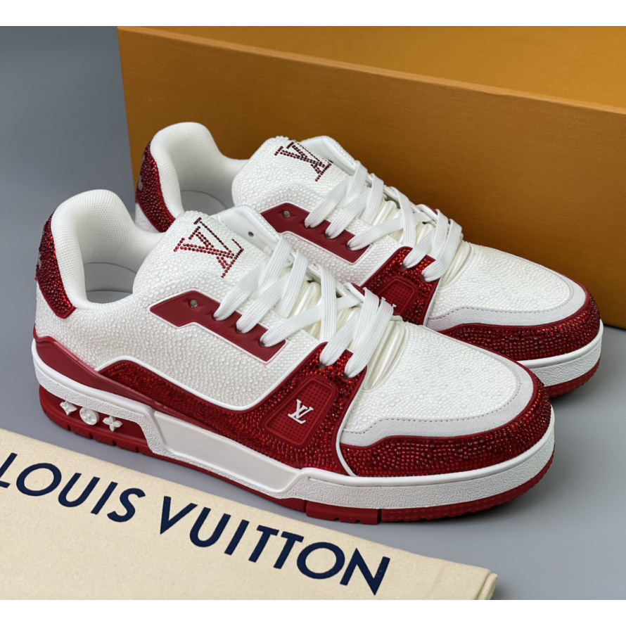 Louis Vuitton LV Trainer Sneaker     - FashionPlug