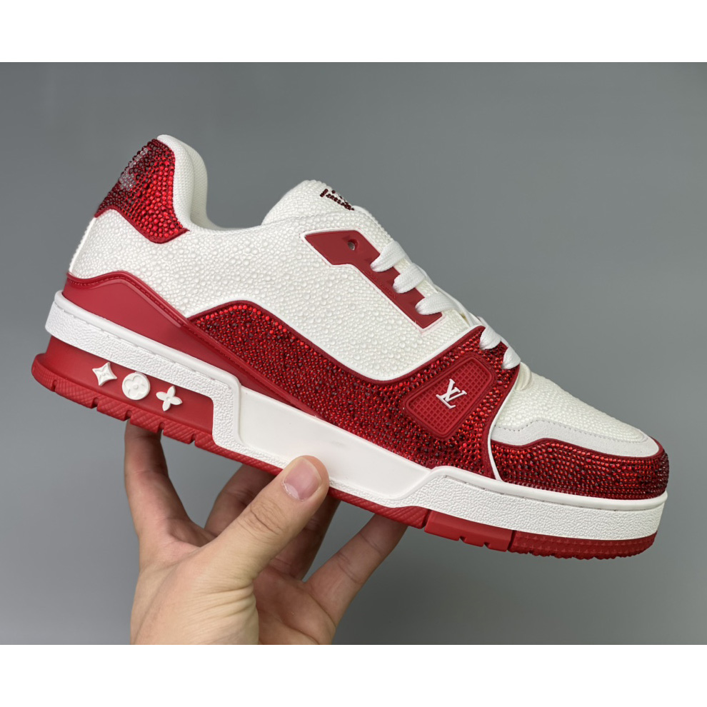 Louis Vuitton LV Trainer Sneaker     - FashionPlug