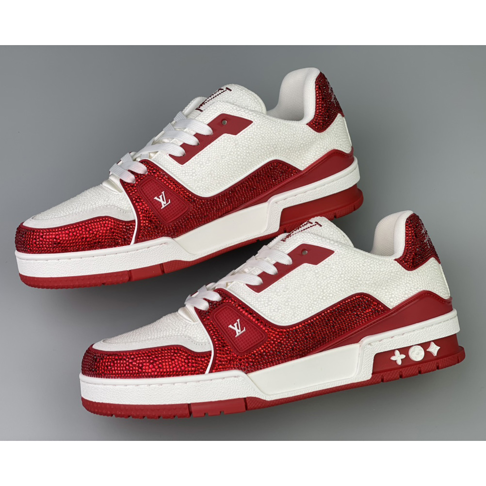 Louis Vuitton LV Trainer Sneaker     - FashionPlug