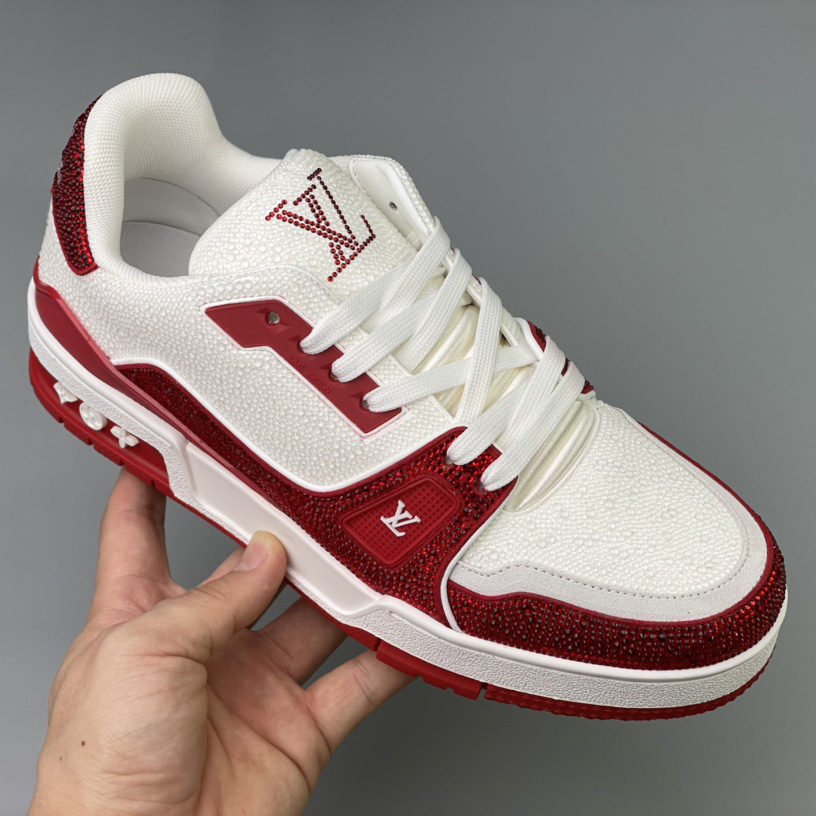 Louis Vuitton LV Trainer Sneaker     - FashionPlug