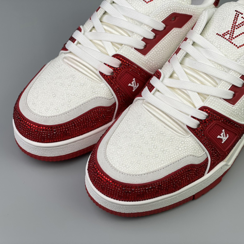 Louis Vuitton LV Trainer Sneaker     - FashionPlug