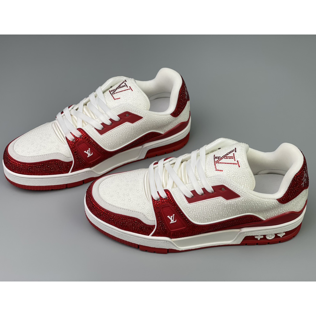 Louis Vuitton LV Trainer Sneaker     - FashionPlug