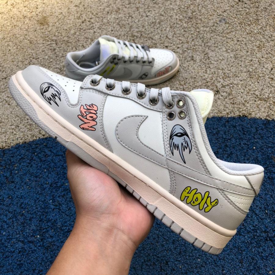 Chrome Hearts x NK Dunk Low Retro Sneakers     DD1503-107 - FashionPlug