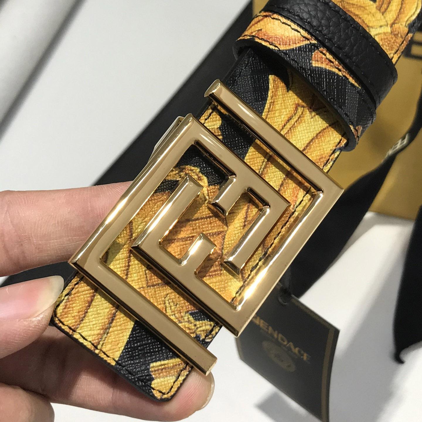Versace Fendace Reversible Belt - FashionPlug