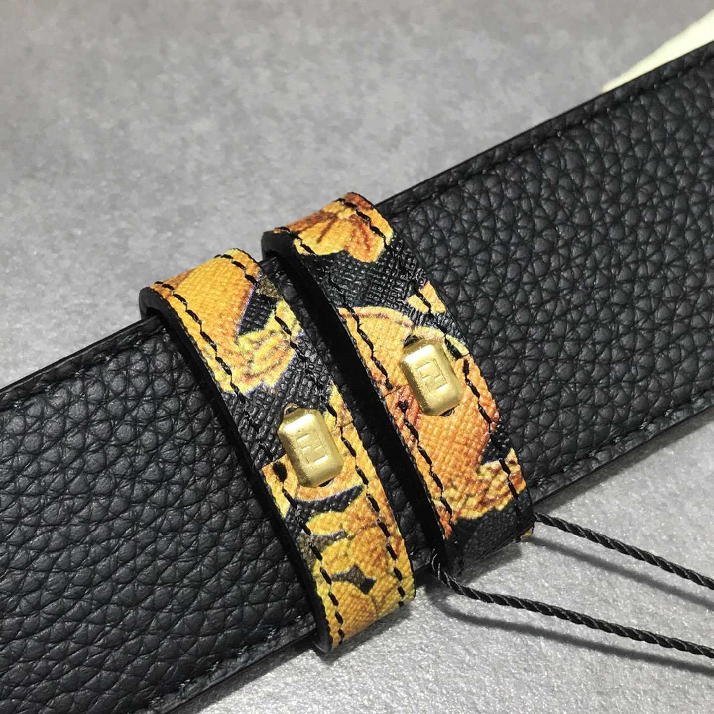 Versace Fendace Reversible Belt - FashionPlug