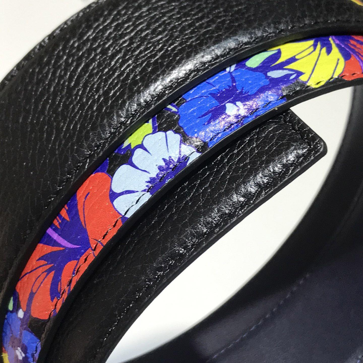 Versace Reversible Leather Belt  - FashionPlug