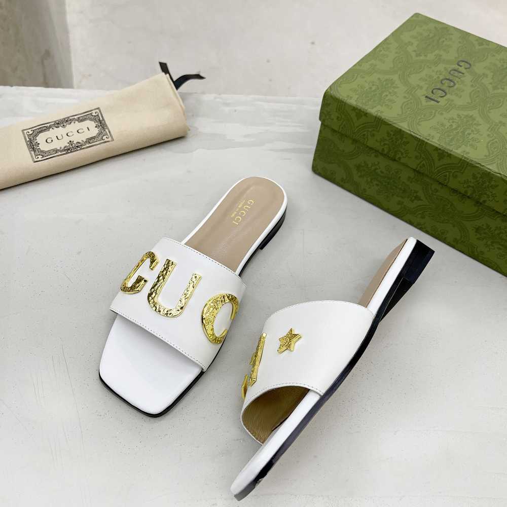 Gucci Women's 'Gucci' Slide Sandal - FashionPlug
