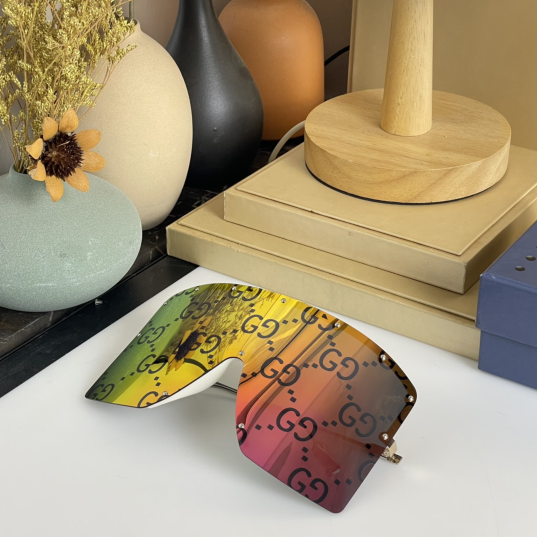 Gucci Mask-Shaped Sunglasses     GG1244 - FashionPlug