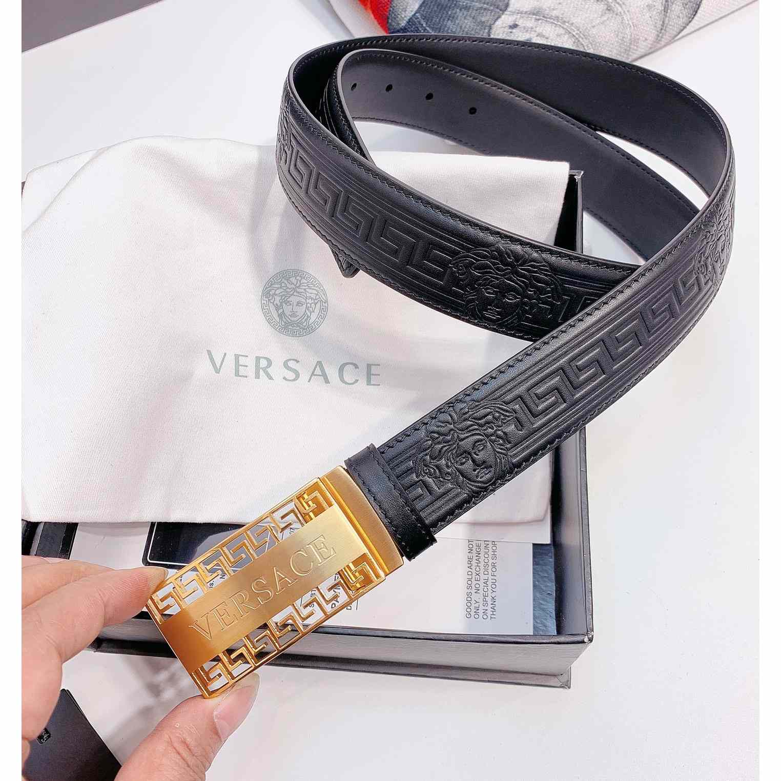 Versace Leather Belt - FashionPlug
