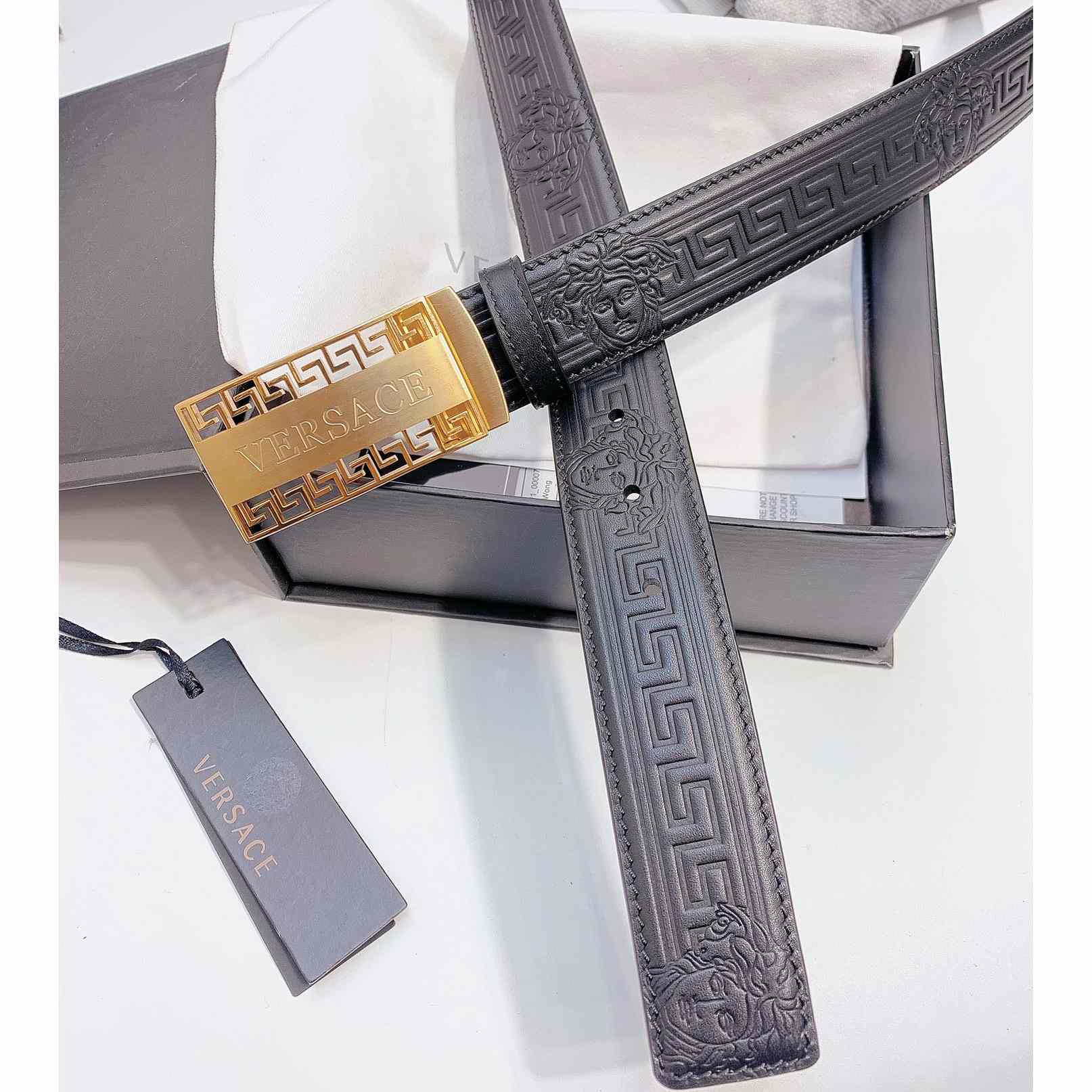Versace Leather Belt - FashionPlug