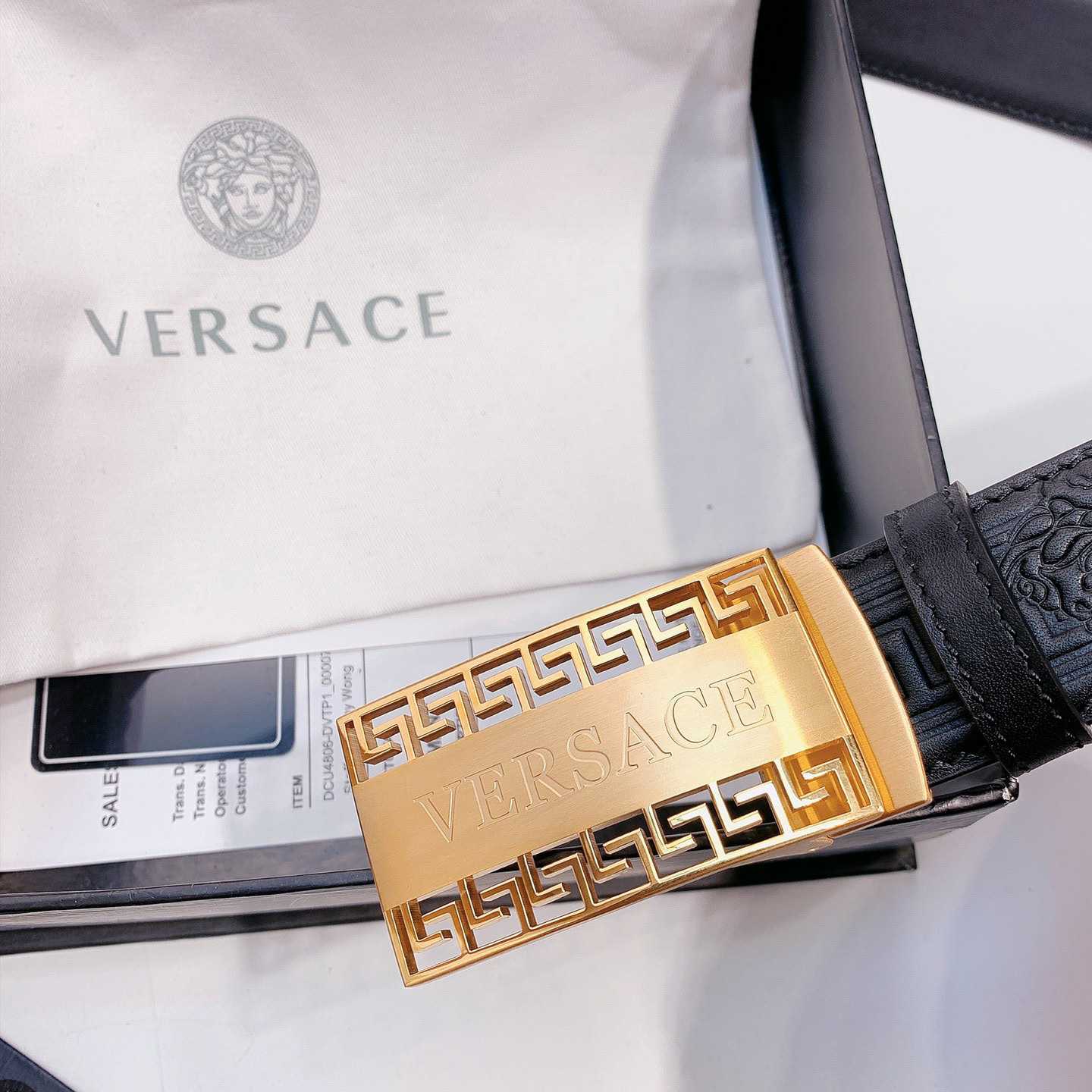 Versace Leather Belt - FashionPlug